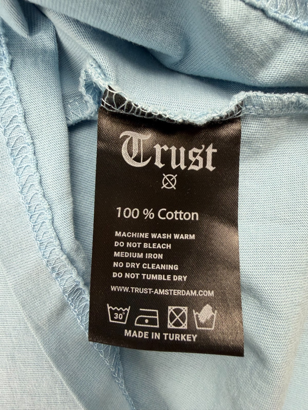Trust Amsterdam Barcelona T-Shirt Mens XL Blue City Essentials Graphic Tee gallery