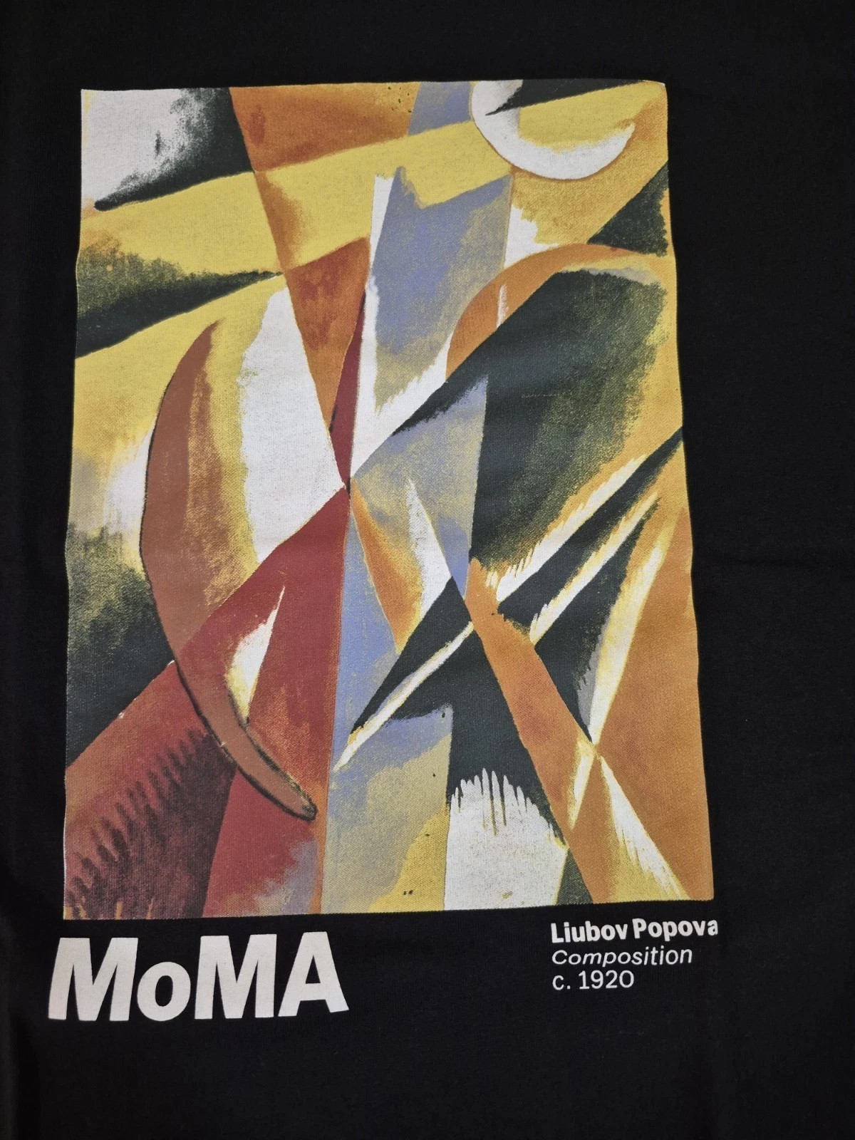 Uniqlo MOMA Liubov Popova Composition Black Short Sleeve T-Shirt gallery