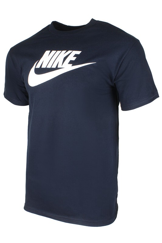 Nike Men's T-Shirt Athletic Logo Swoosh Printed Active Short Sleeve Tee gallery