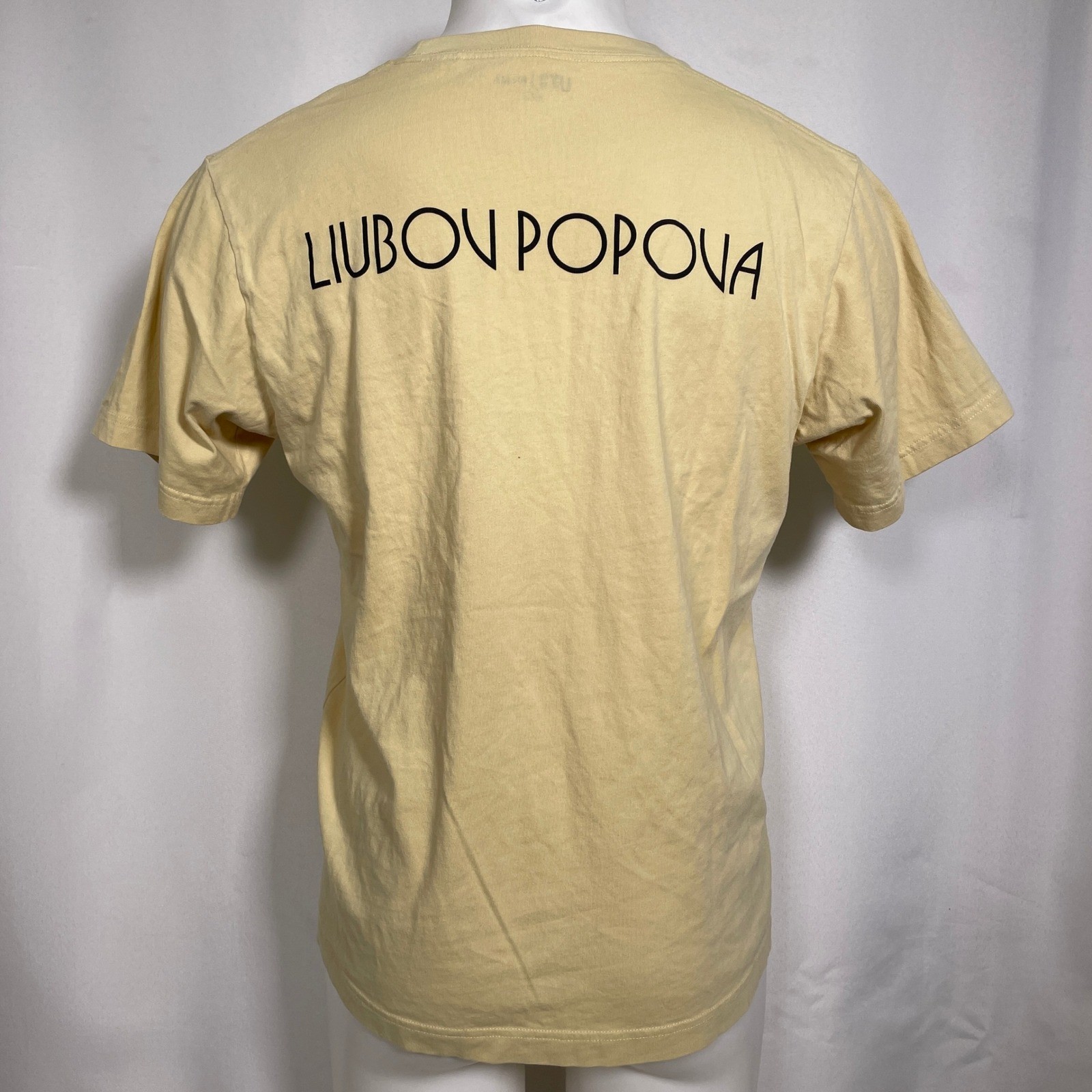 Uniqlo UT MoMA Liubov Popova Abstract Art Yellow T-Shirt Men's LARGE gallery