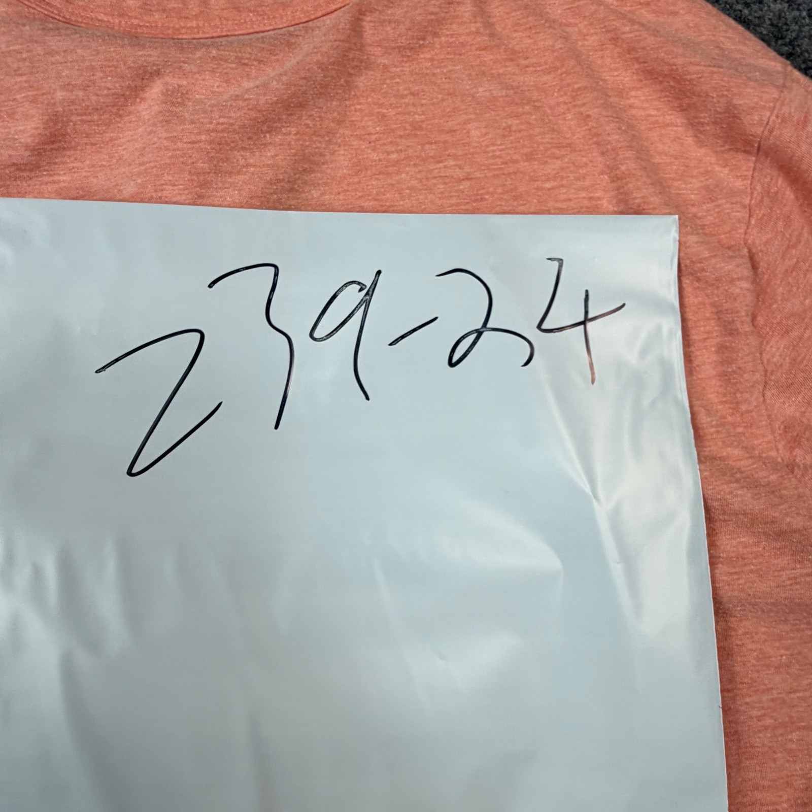 Old Navy Mens XXL Soft-Washed Henley T-Shirt Short Sleeve Coral Pink Heathered gallery
