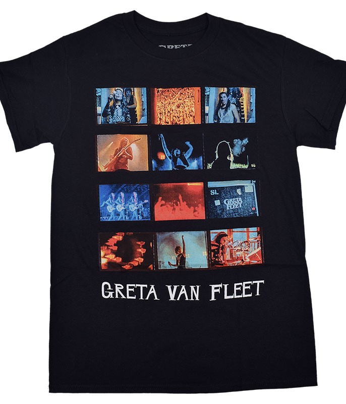 Greta Van Fleet My Way Soon Cover Black T-Shirt Liquid Blue gallery