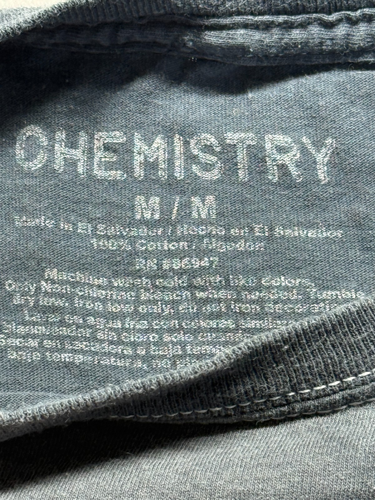 Chemistry T Shirt Mens Medium Black Tie Dye American Racing Superpower GTO 1970 gallery
