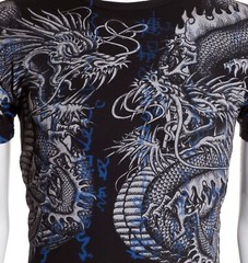 Xtreme Couture By Affliction Men’s T-Shirt Double UP Biker Black Tattoo S-5XL