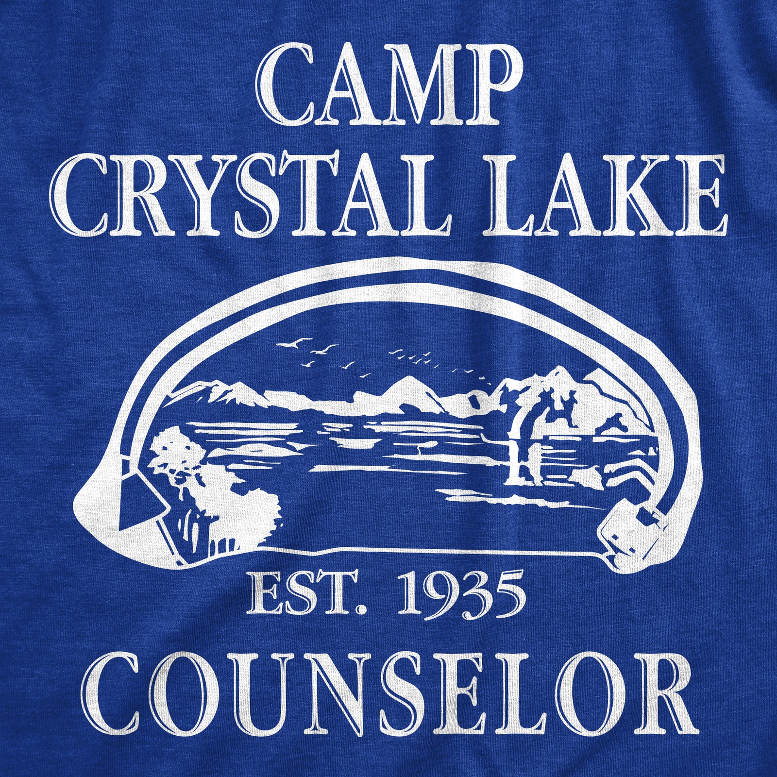 Mens Camp Crystal Lake T shirt Funny Graphic Camping Vintage Adult Novelty Tees gallery
