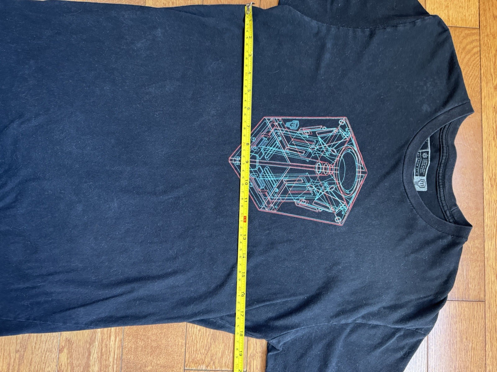 Men's Medium M Mark Rober Glitter Bomb Black T Shirt Short Sleeve gallery