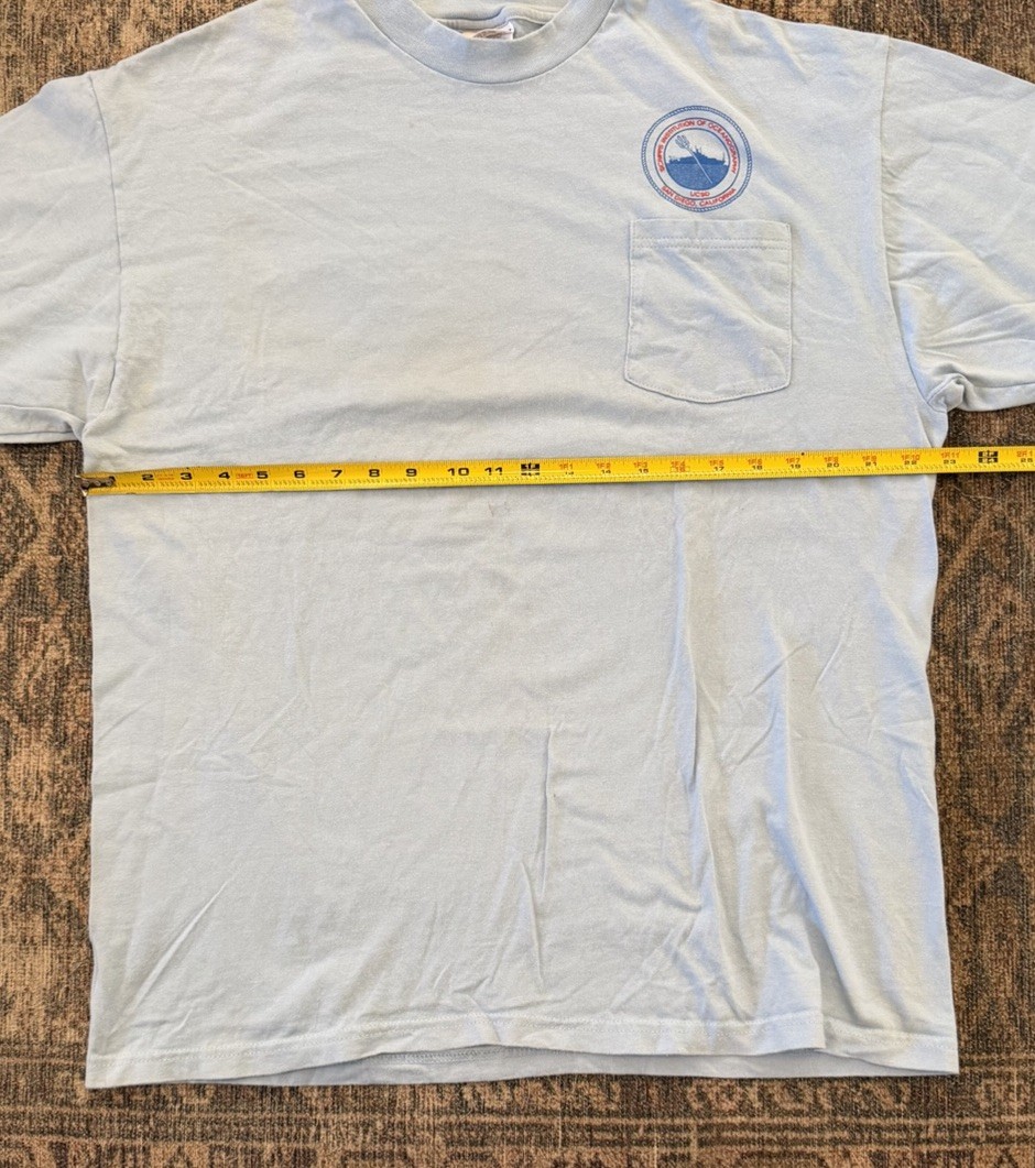 VTG 90s Scripps Institution Of Oceanography UCSD T Shirt Revelle Agor 24 XL gallery