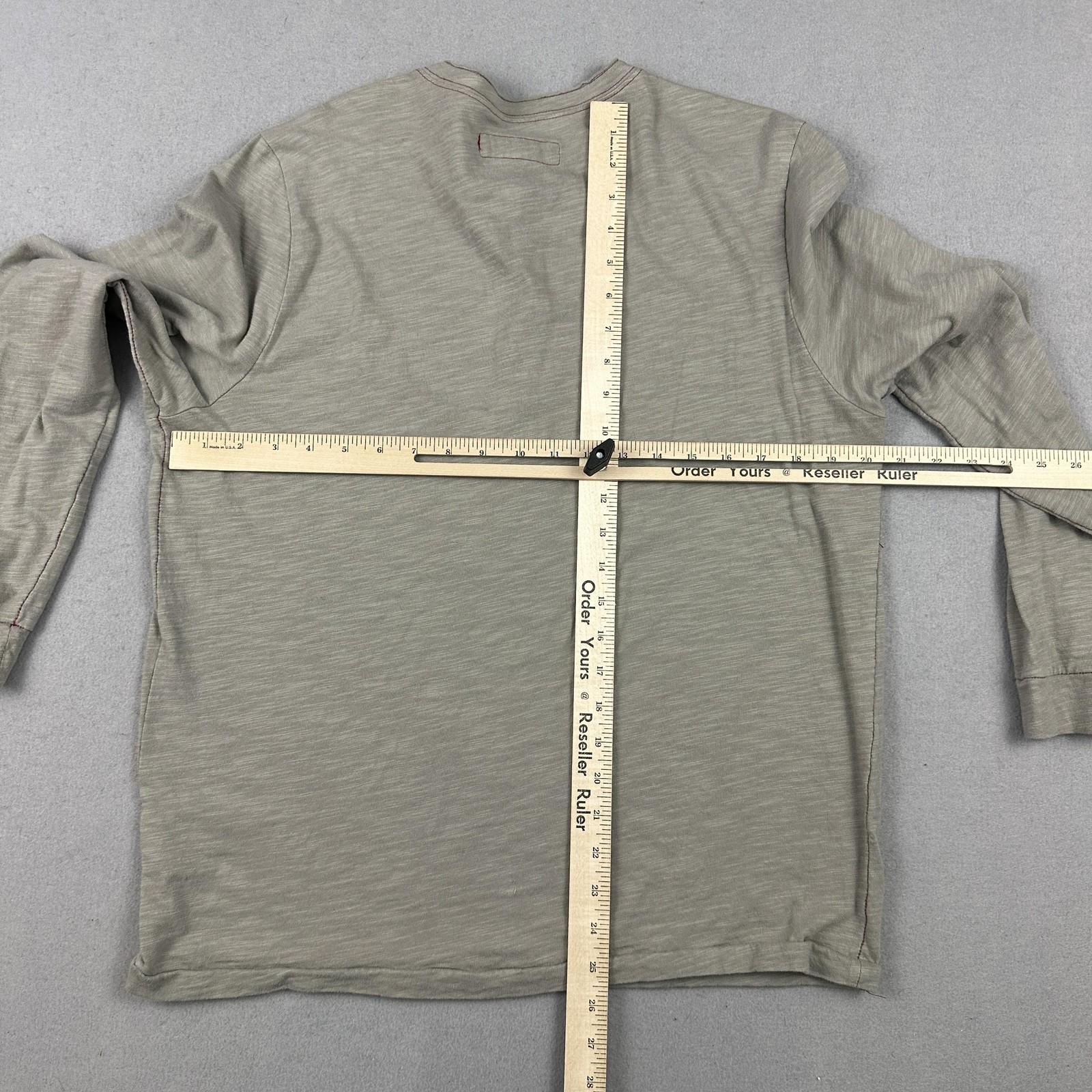 Carbon2cobalt Shirt Men Medium Green Henley Long Sleeve Cotton Casual Top M gallery
