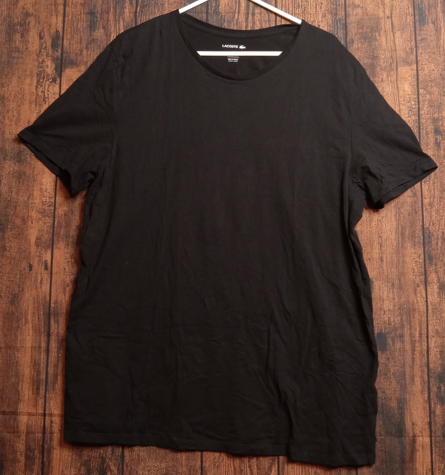 Lacoste Men’s Underwear Base Layer T-Shirt short Sleeve XXL Black