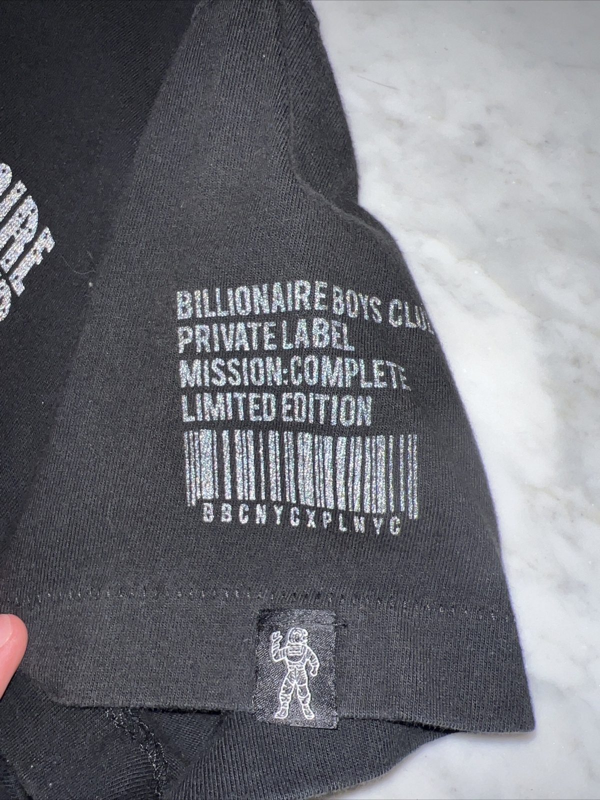 Billionaire Boys Club x Private Label Moon Crater Tee Size Small Pharrell Logo gallery