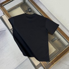 Moncler Unisex Black Oversized Crew-Neck T-Shirt L
