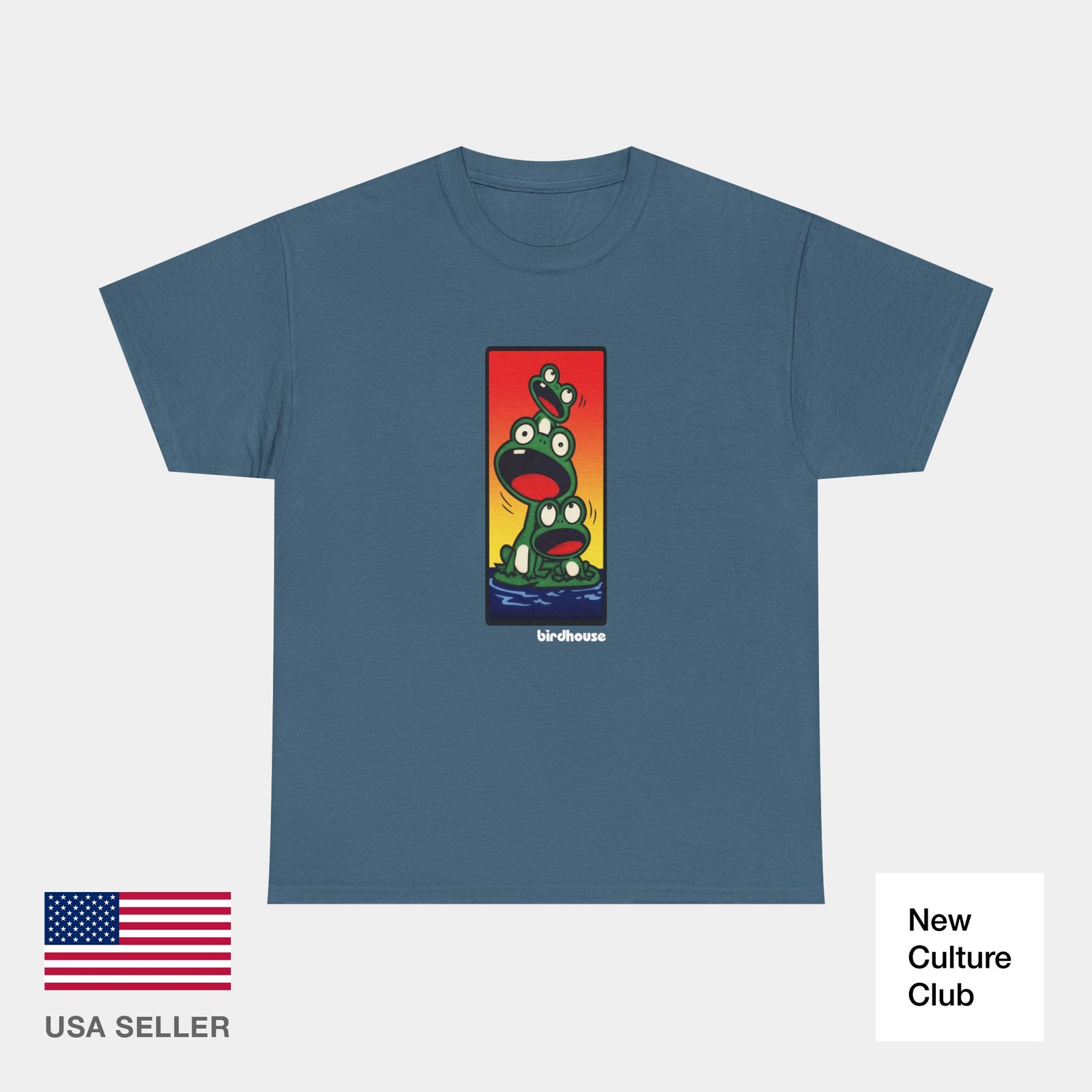 Frogs 1996 Birdhouse Willy Pro Santos Classic Skateboards T-Shirt Print gallery