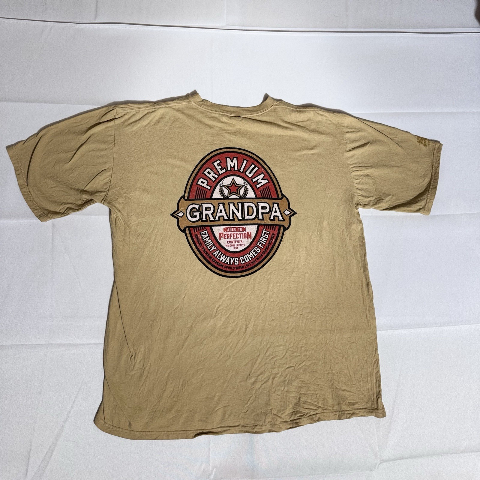 Crazy Shirt Graphic T, Combed Cotton, Premium Grandpa, Yellow, Male, XL gallery