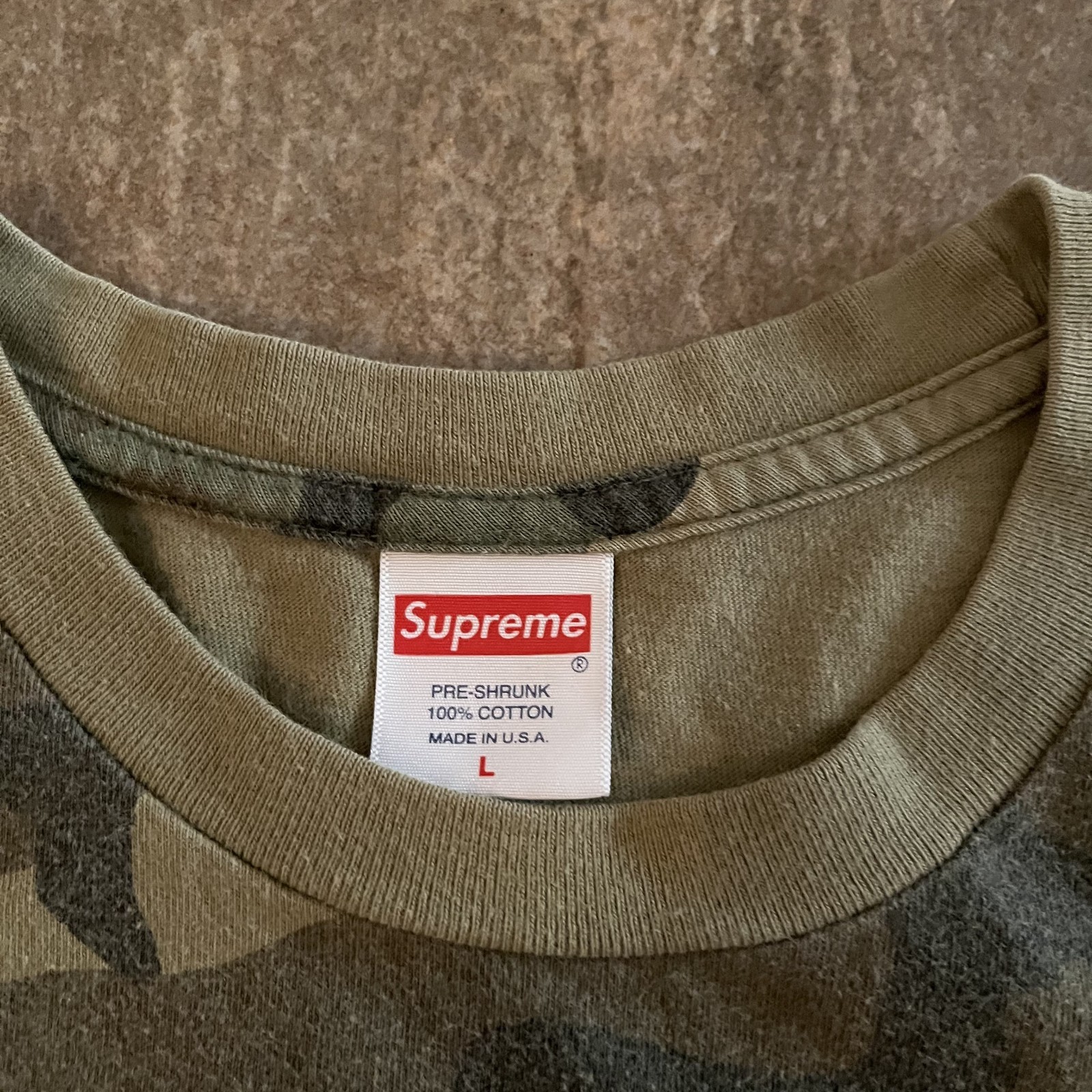 Supreme Everywhere Tee Woodland Camo Size L Mens T-Shirt FW20 Made in USA RARE gallery