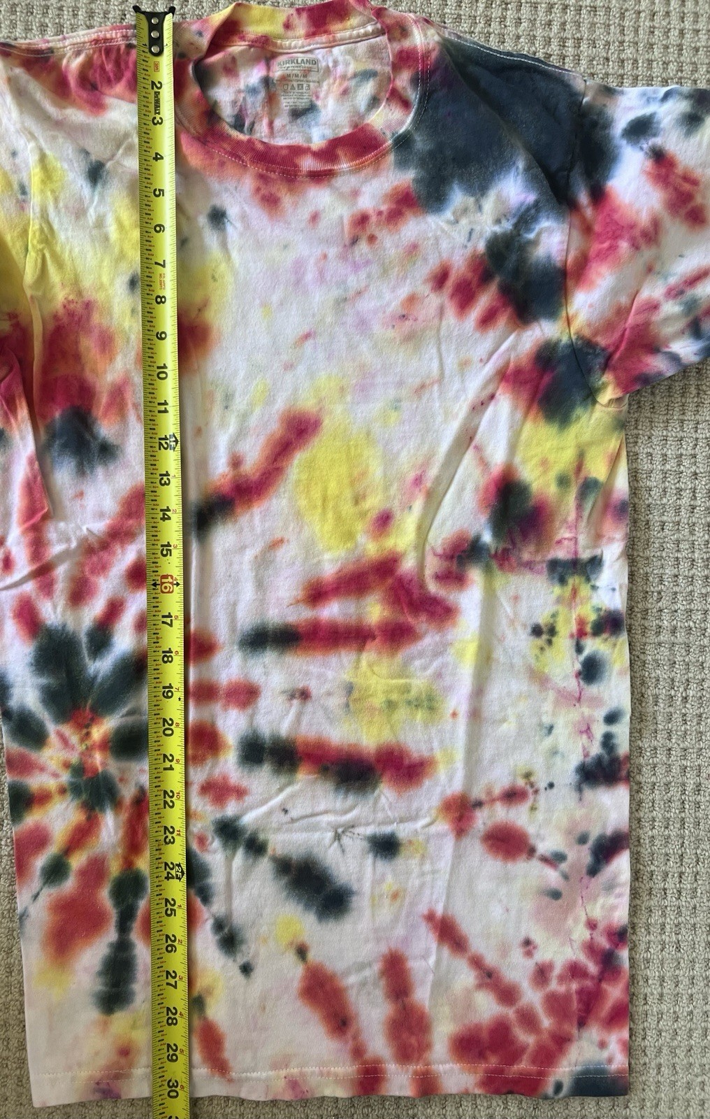 Tie-Dye Cotton Men /Unisex Crew Neck Short Sleeve T-Shirt M (Kirkland Signature) gallery