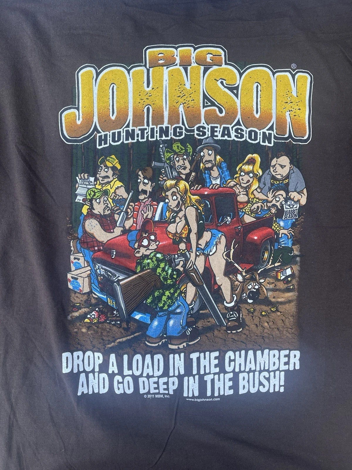 Big Johnson hunting season T-shirt black color reprint shirt AN53383 gallery