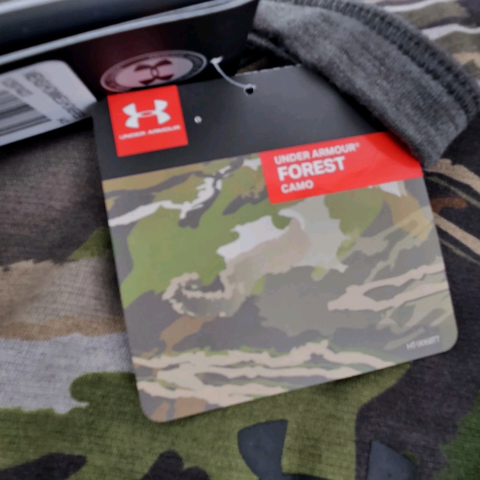 Under Armour Mid Season Kit Forest Camo Men's Size Large Shirt Hunting Coldgear gallery
