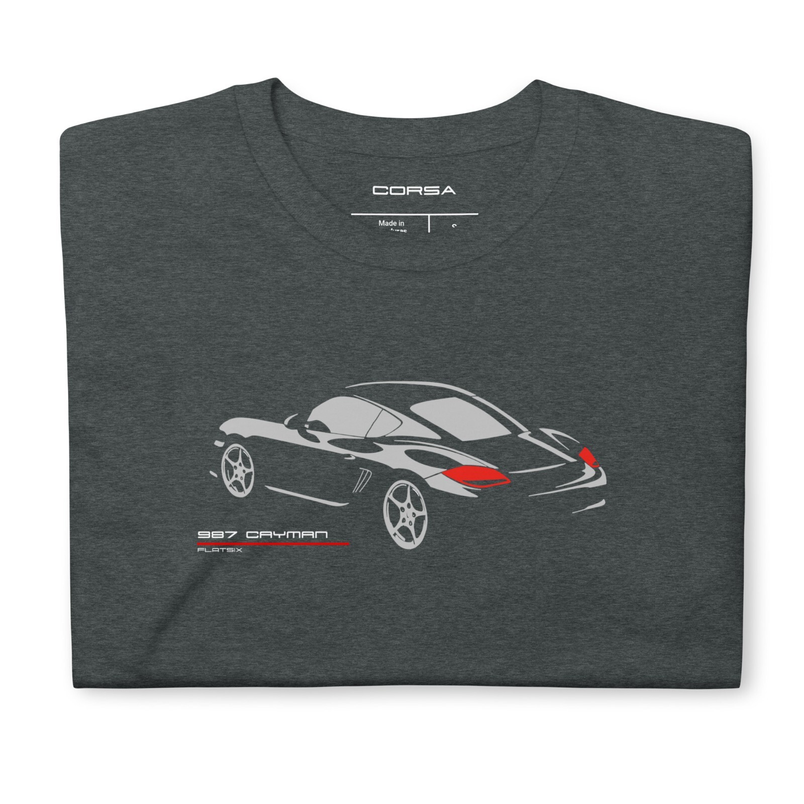 Porsche 987 Cayman Silhouette  986 718 981 911 996 993 991 930 997 Men's T-Shirt