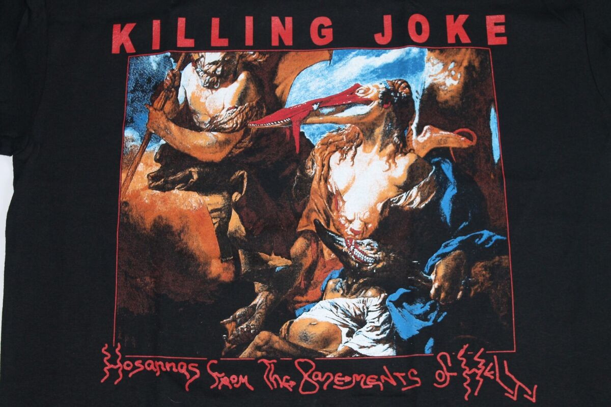 Killing Joke Black T-Shirt Cotton Full Size Unisex S-5XL