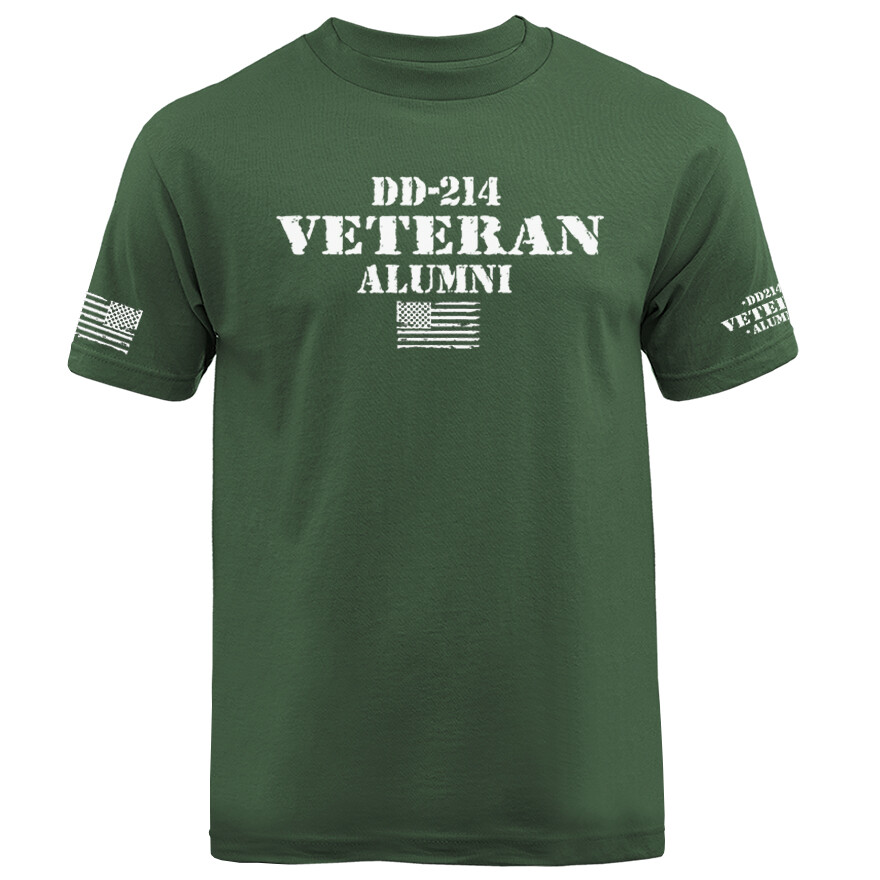 DD214 Alumni US Army Military Veteran American Pride Graphic T-shirt gallery