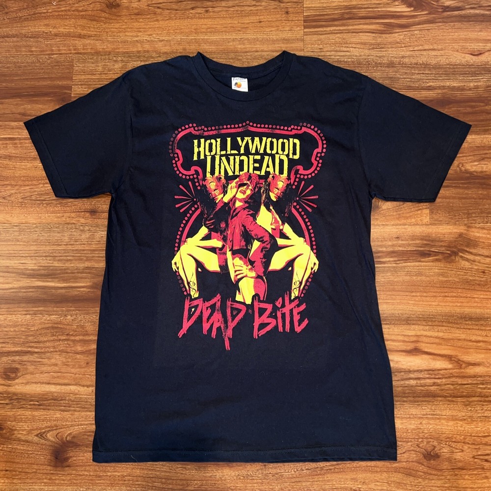 HOLLYWOOD UNDEAD DEAD BITE Shirt Size Extra Large XL Rap Rock Band Tee T