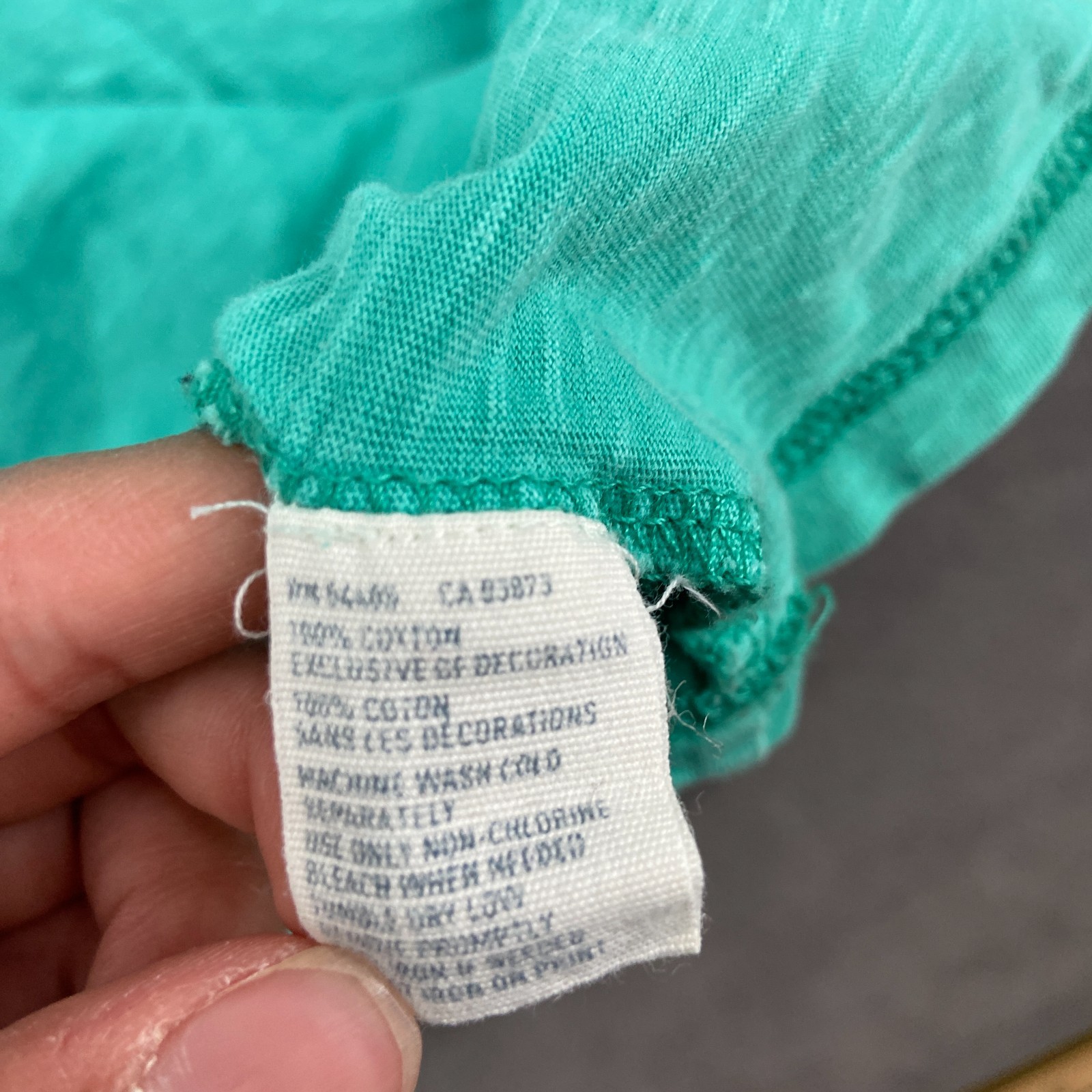 American Eagle Outfitters T Shirt Mens Large Aqua Embroidered Logo Athletic Fit gallery