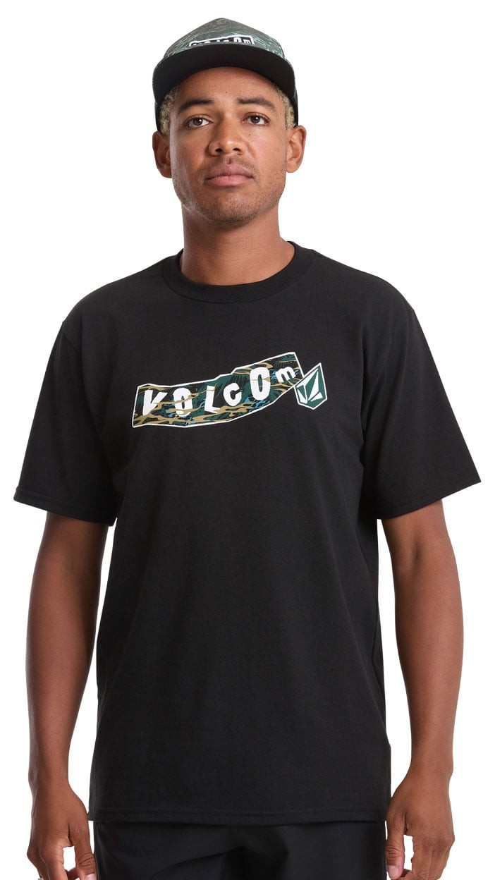 Volcom FA Parillo Men’s Short Sleeve T-Shirt – Black – New