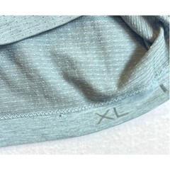 Lululemon Blue Metal Vent Tech “Energy Creates Energy” Short Sleeve SZ XL
