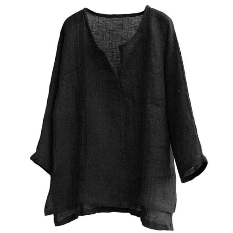 Mens Shirts Blouse Linen Cotton Baggy Kaftan Trends Shirts Casual Tops gallery