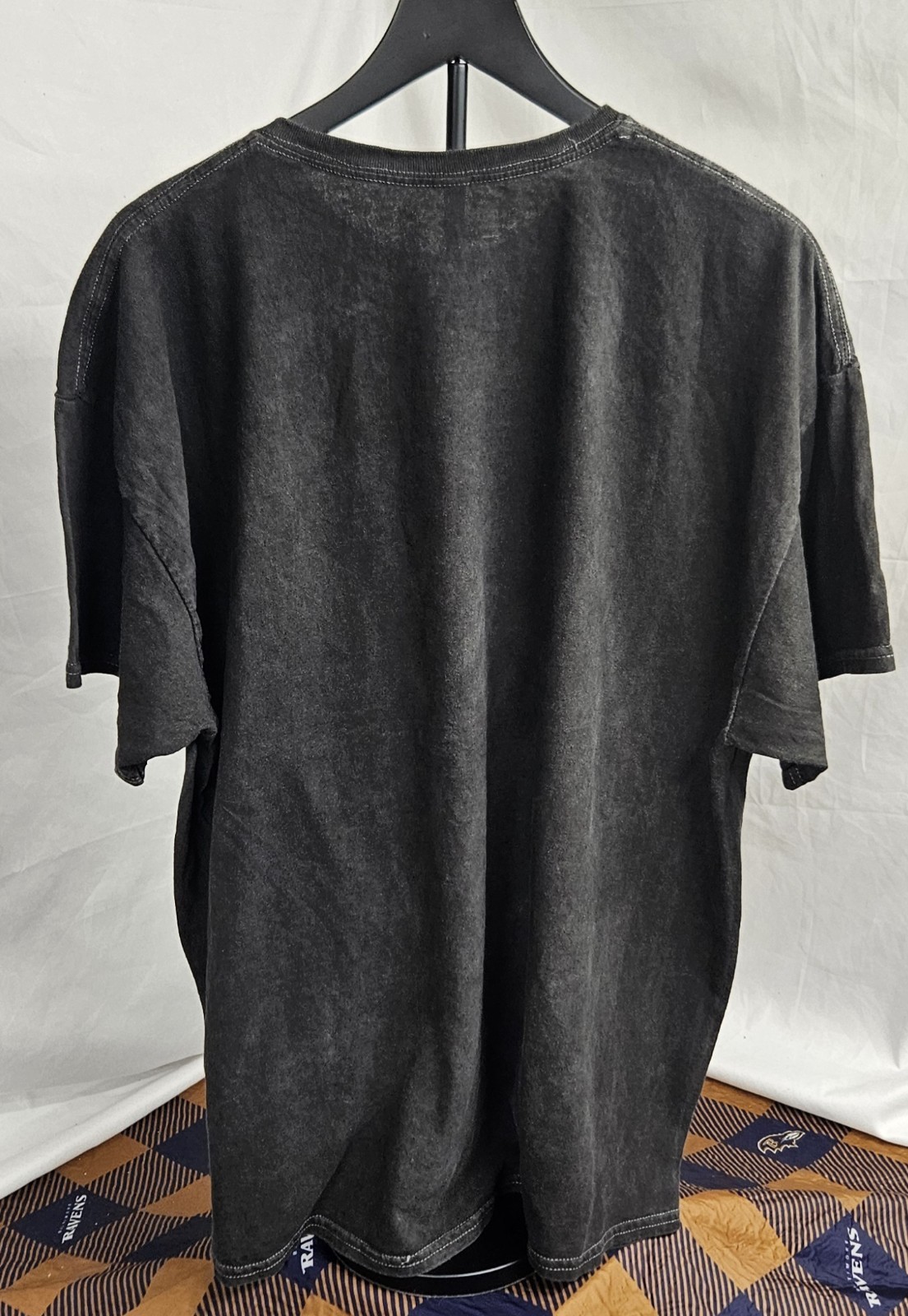 Men's Alpha Collective Anxiety Graphic Print Crewneck T-Shirt Size XL Faded... gallery