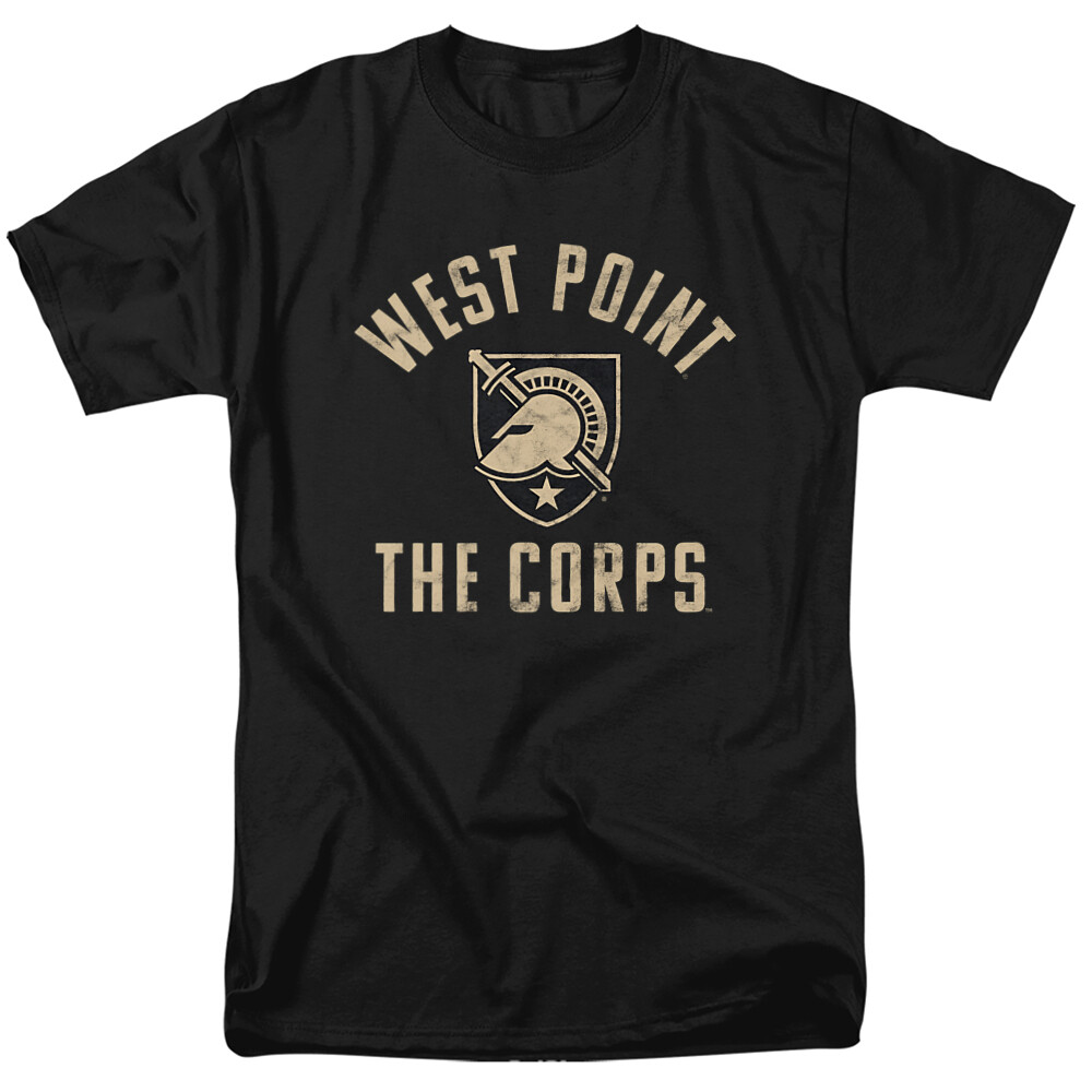 West Point U.S. Military Academy Adult T-Shirt Knights Logo, Black, S-5XL gallery
