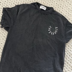 ASKYURSELF moon & sequin Vintage Fade T Shirt Sz Medium
