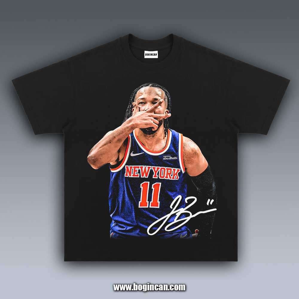 Jalen Brunson New York Basketball Graphic Shirt Vintage Fan Gift Cotton Tee gallery