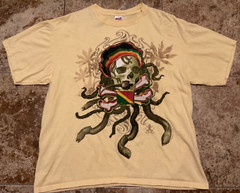 AMPHIBIOUS OUTFITTERS JAMAICA RASTA DIVING SHIRT ( MENS XL ) PREOWNED