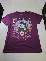 Universal Monsters Dracula Official Licensed Purple T Shirt Size Medium