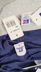 7pcs NWT Russell Athletic Blank T Shirts LOT (ADULT 3XL) NuBlend 6 navy, 1 gray