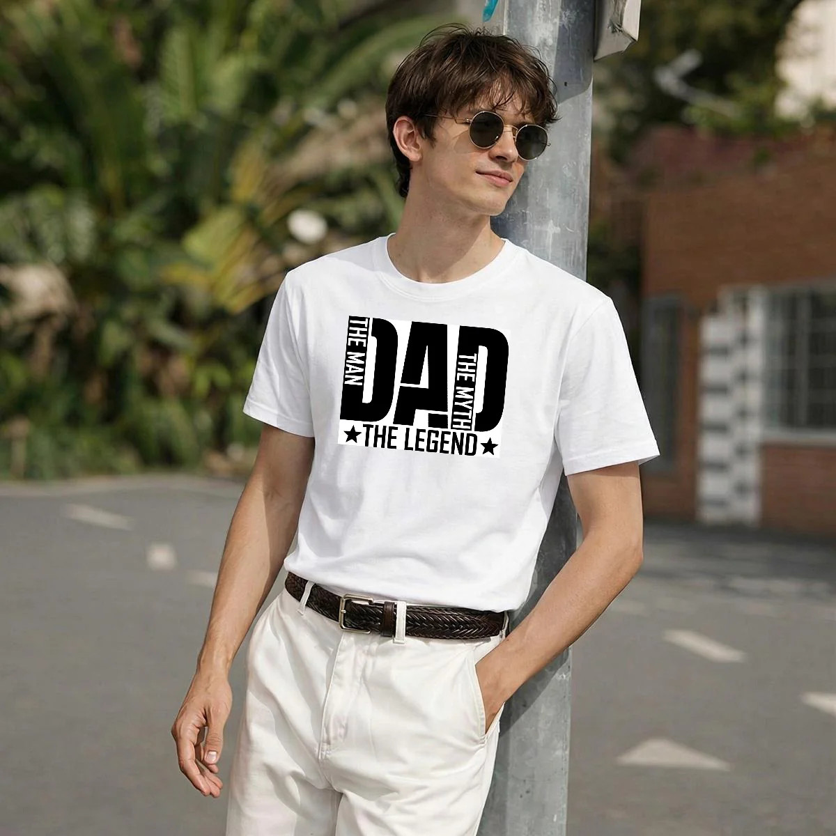 Father’s Day Printed Men’s T-Shirt | Premium Cotton T-Shirt USA Printed gallery