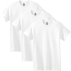 Gildan 2000 (3-pack) White Ultra/Heavy Cotton Short Sleeve Blank T-Shirt S-3XL