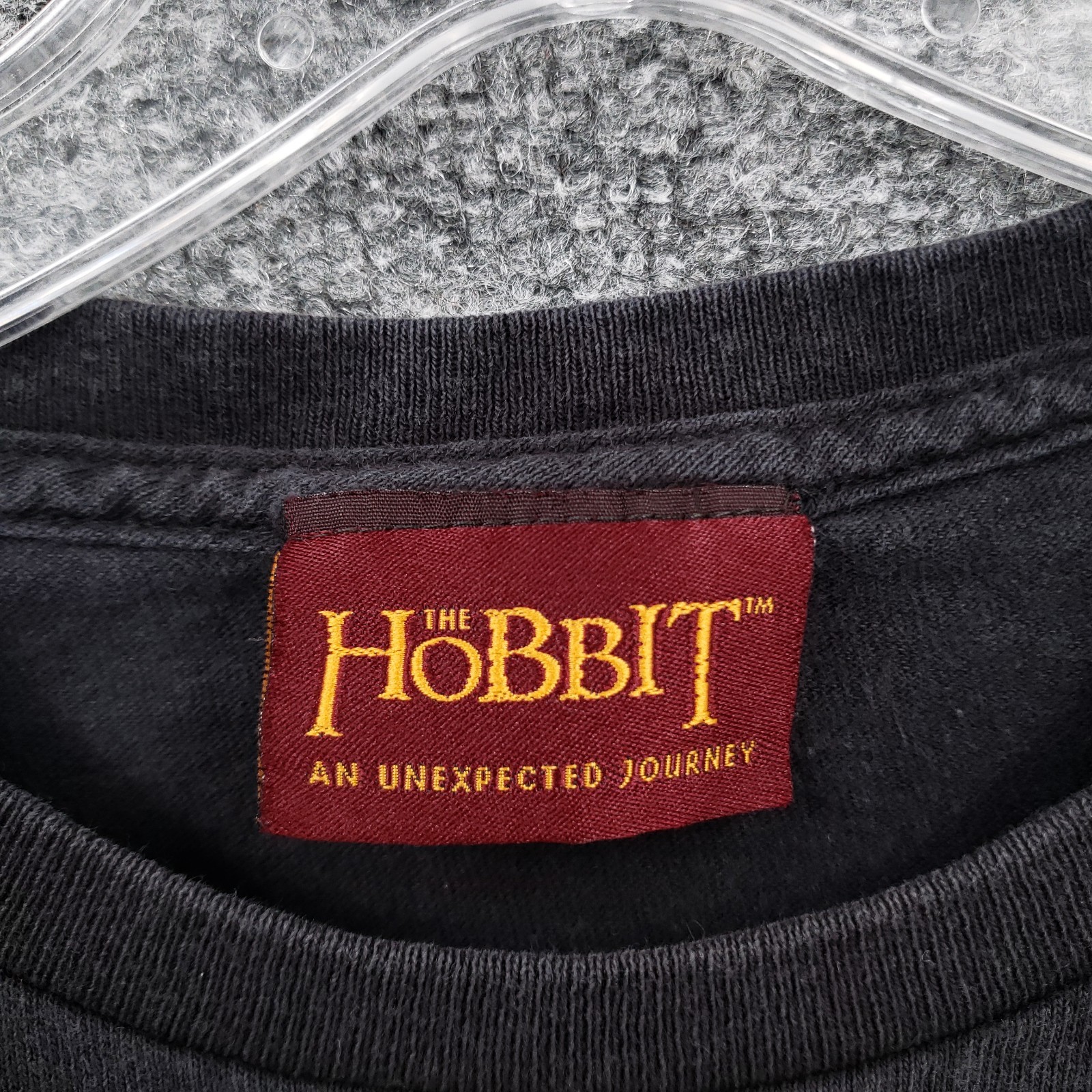 The Hobbit An Unexpected Journey T Shirt Mens Medium Black Gandalf Graphic Tee gallery