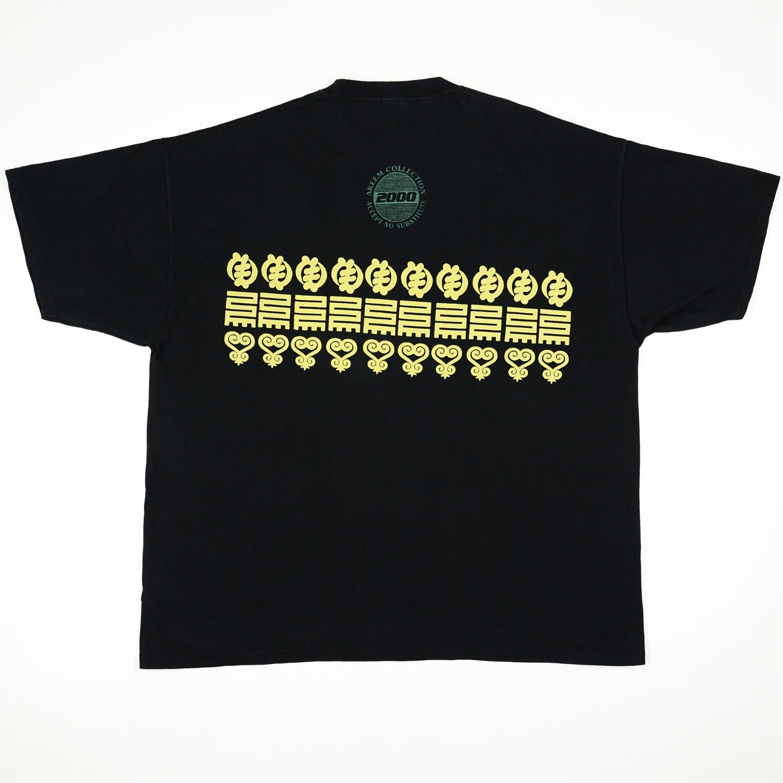 VTG Akeem Collection 2000 Ghanaian Ghana Africa Akan Adinkra Symbols T-Shirt 2XL gallery