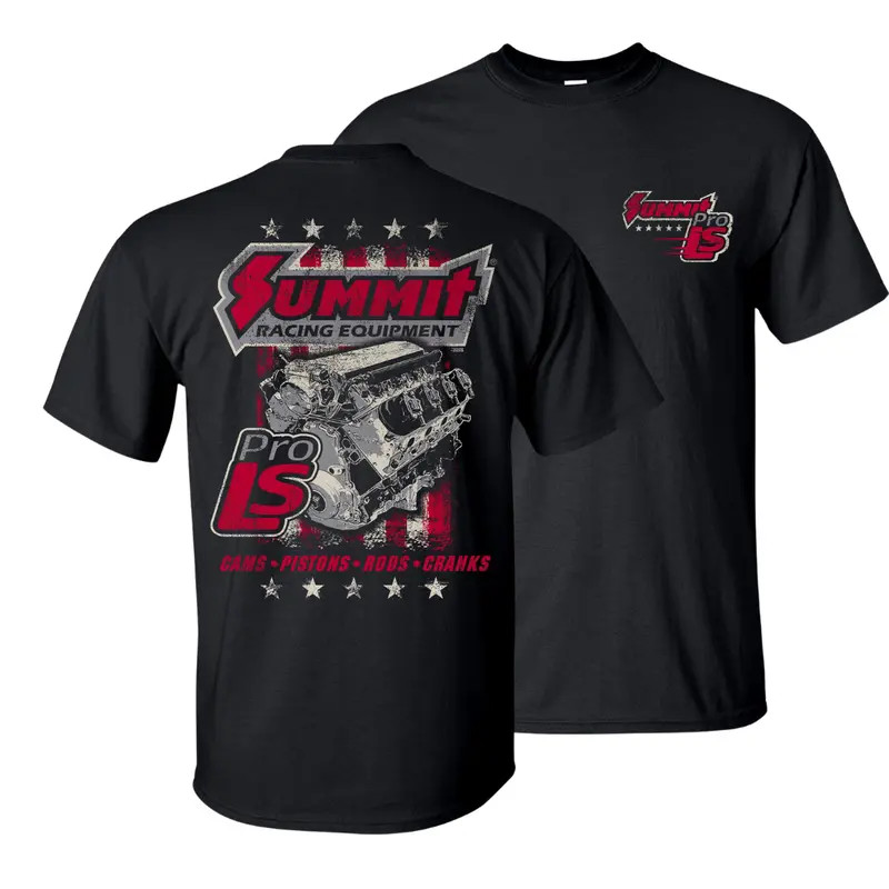 Summit Racing Equipment Pro LS Engine Shirt Performance Car Graphic Tee Muscle C gallery