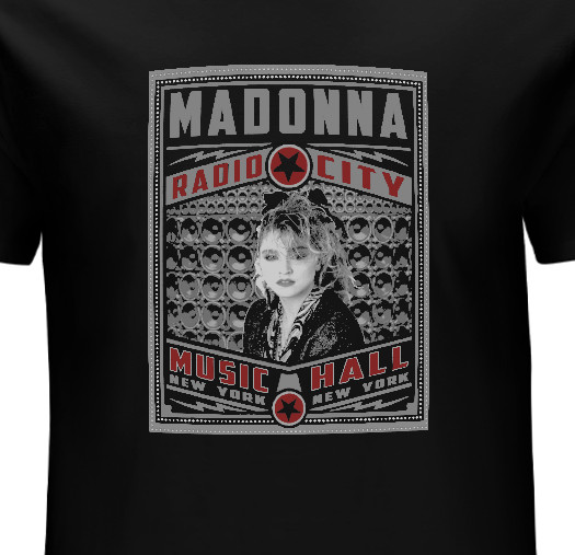 MADONNA new blue T SHIRT 80s pop queen All sizes S M L XL XXL 3xl RETRO gallery