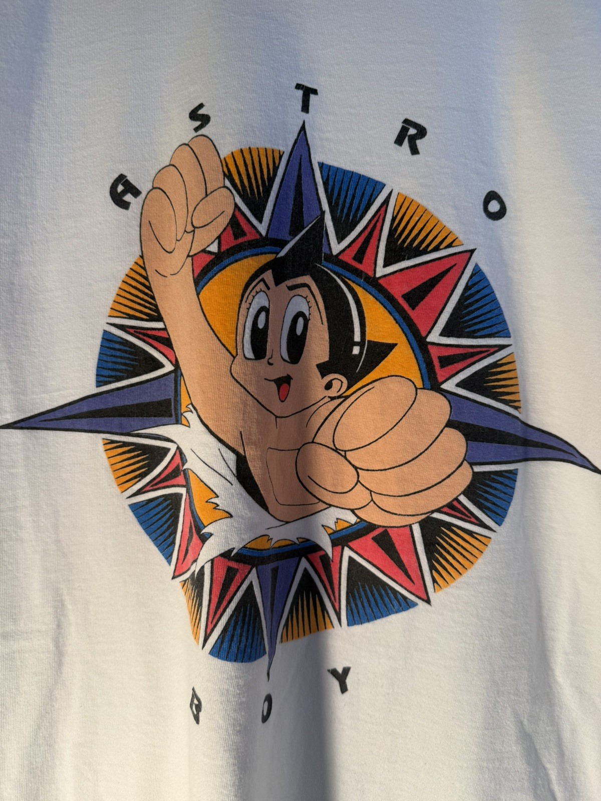 VINTAGE ASTRO BOY WHITE ASTROBOY USA SINGLE STITCH MANGA ANIME TEE SHIRT LARGE gallery