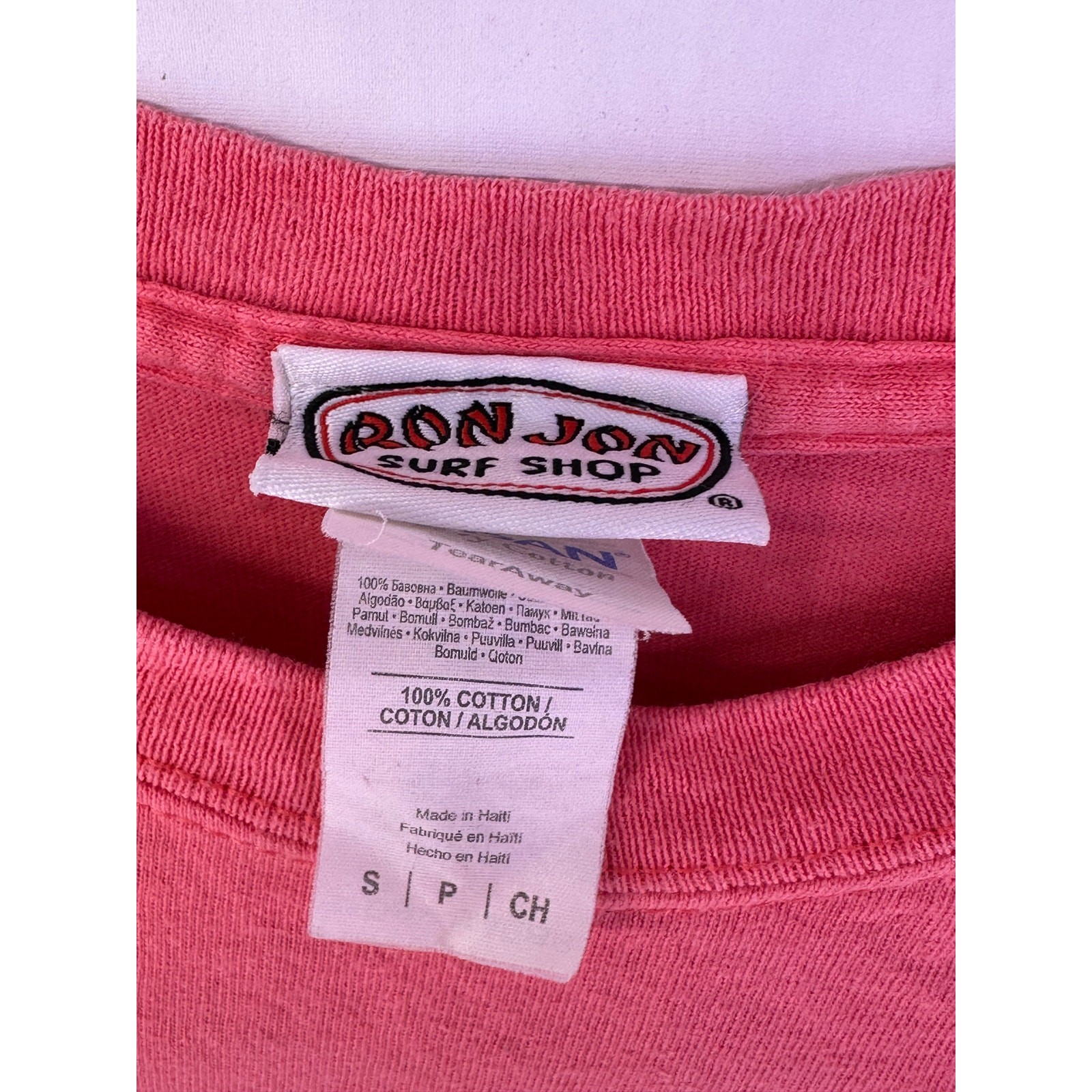 Ron Jon Surf Shop Cozumel Mexico Pink Tshirt Size Small gallery