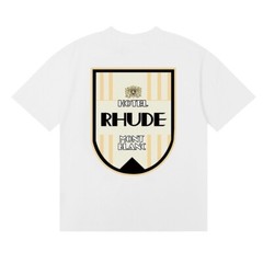 RHUDE 15 STYLE Men High Quality Leisure Cotton Short Sleeve Polo T-Shirt M-2XL