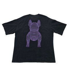 LifeWork Unisex Natural Black Dog Graphic T-Shirt Size XL