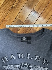 Harley-Davidson Genuine MotorClothes Men’s XL Gray Long Sleeve Crewneck Tee
