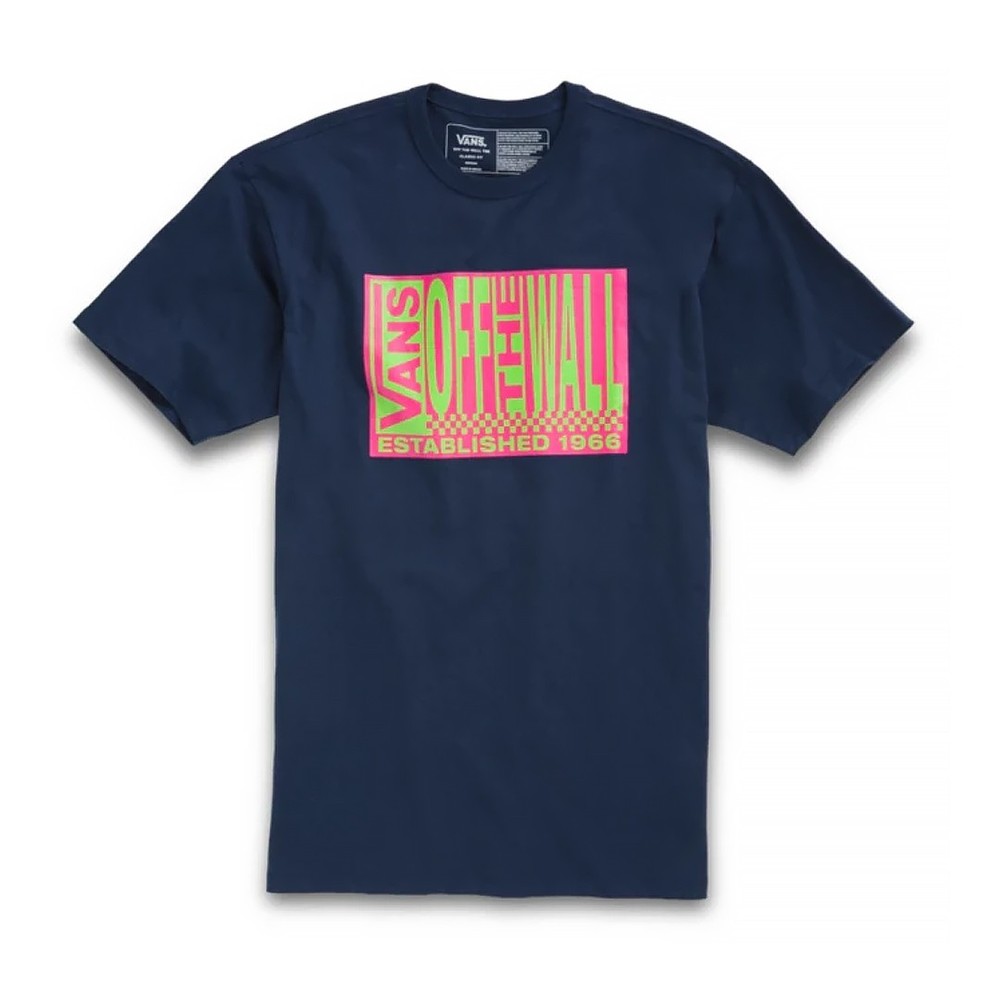 Vans “Off The Wall Retro Type” Short Sleeve Tee (Dress Blues) T-Shirt