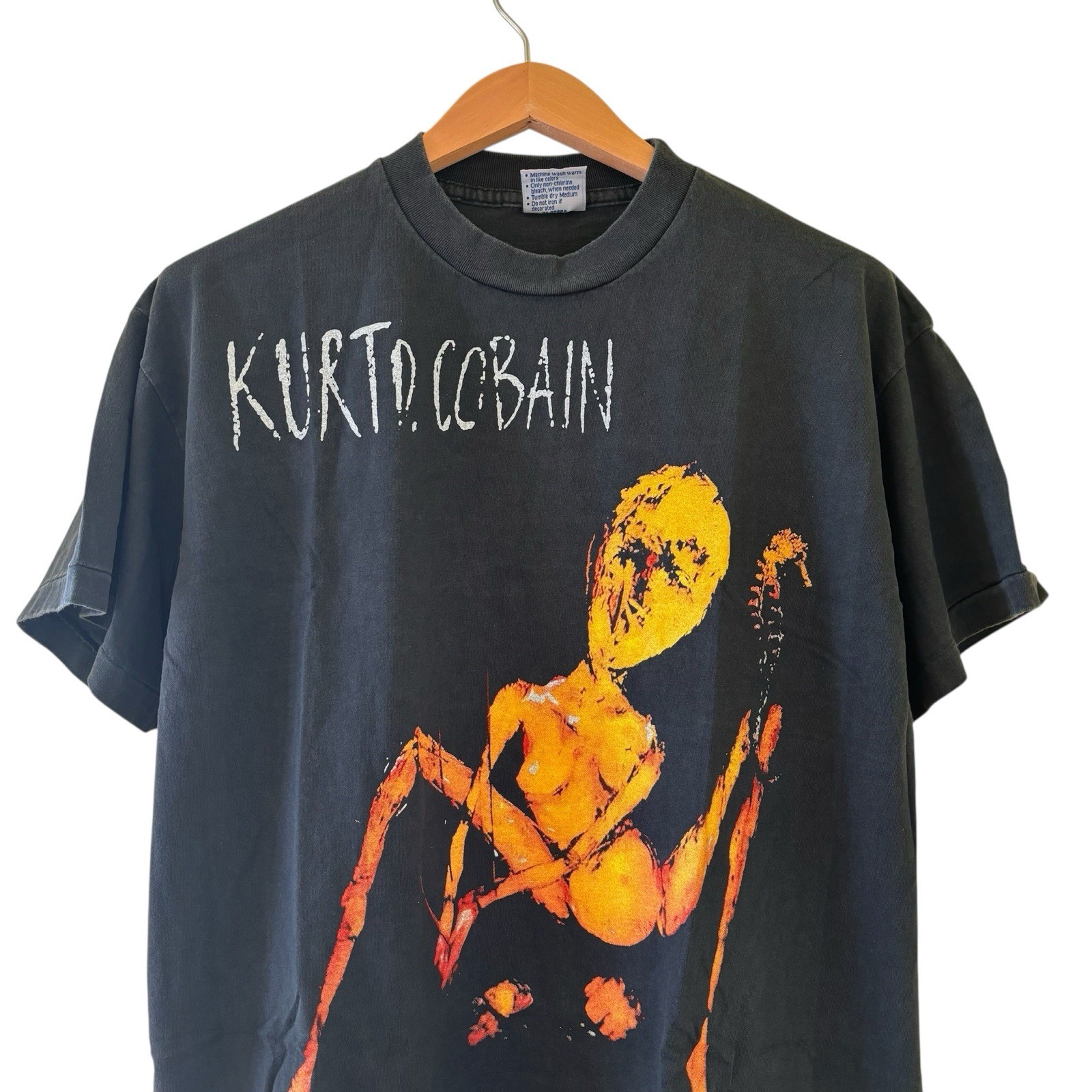 Kurt Cobain Marionette Painting Vintage Reprint Single Stitch All Sport Size XL gallery