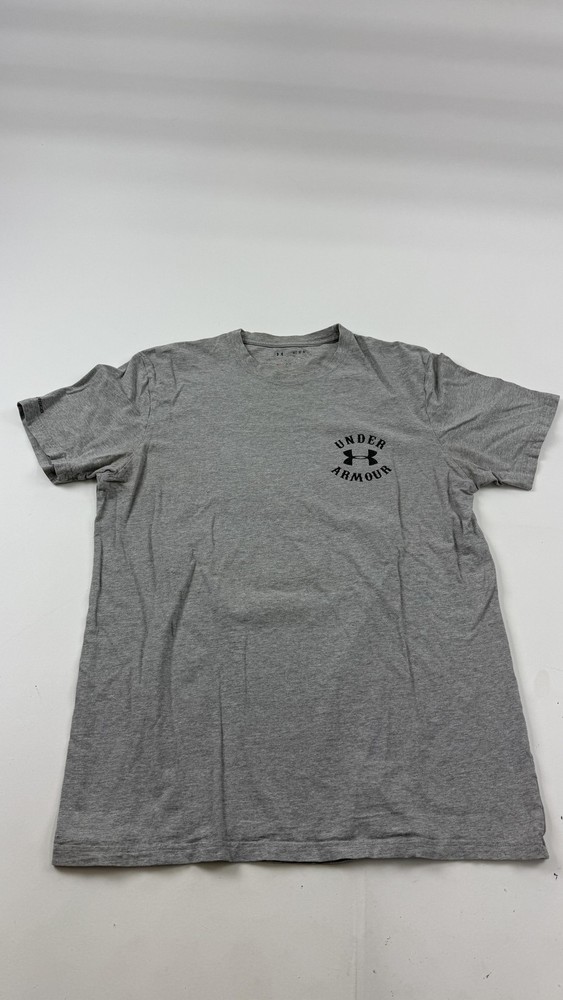 Under Armour Shirt Mens Medium Gray Deer Antler HC Graphic Tee Hunting Outdoor